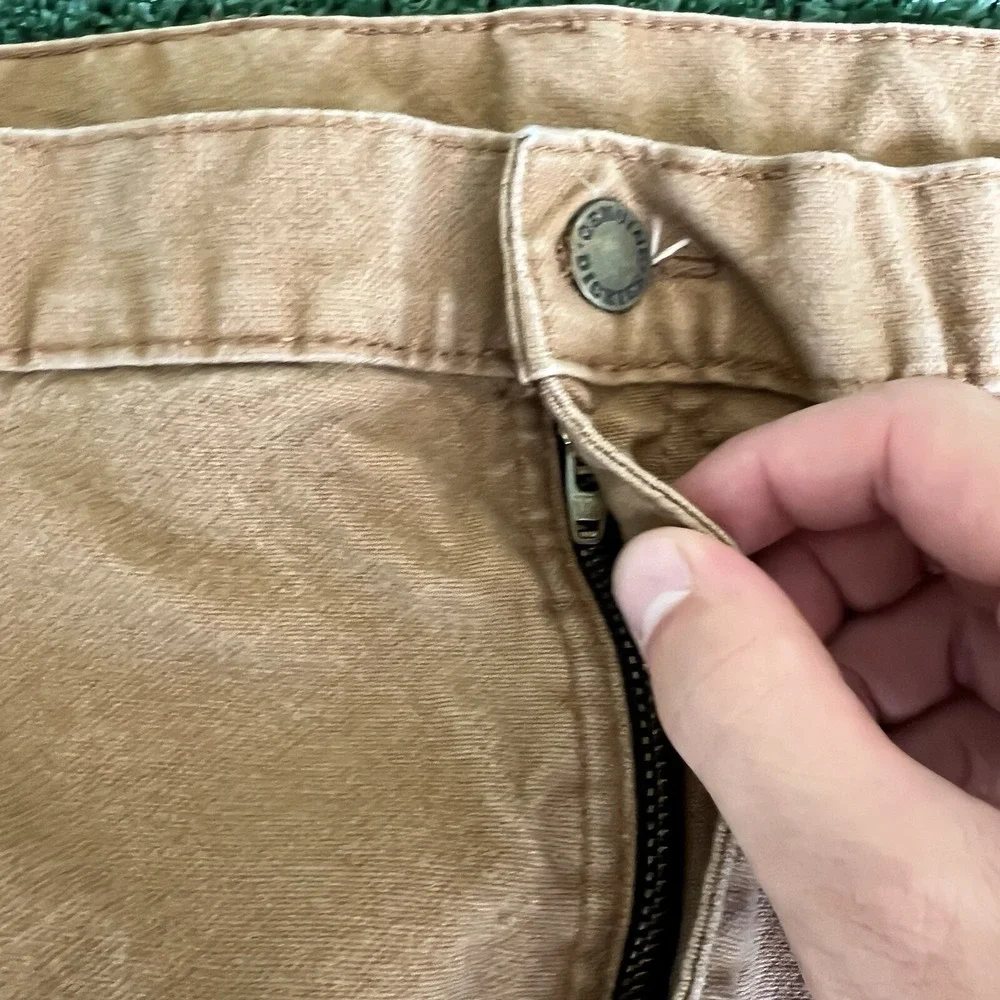 Mens Dickies Carpenter Wide-Leg Carpenter Brown Pants 42x30 20